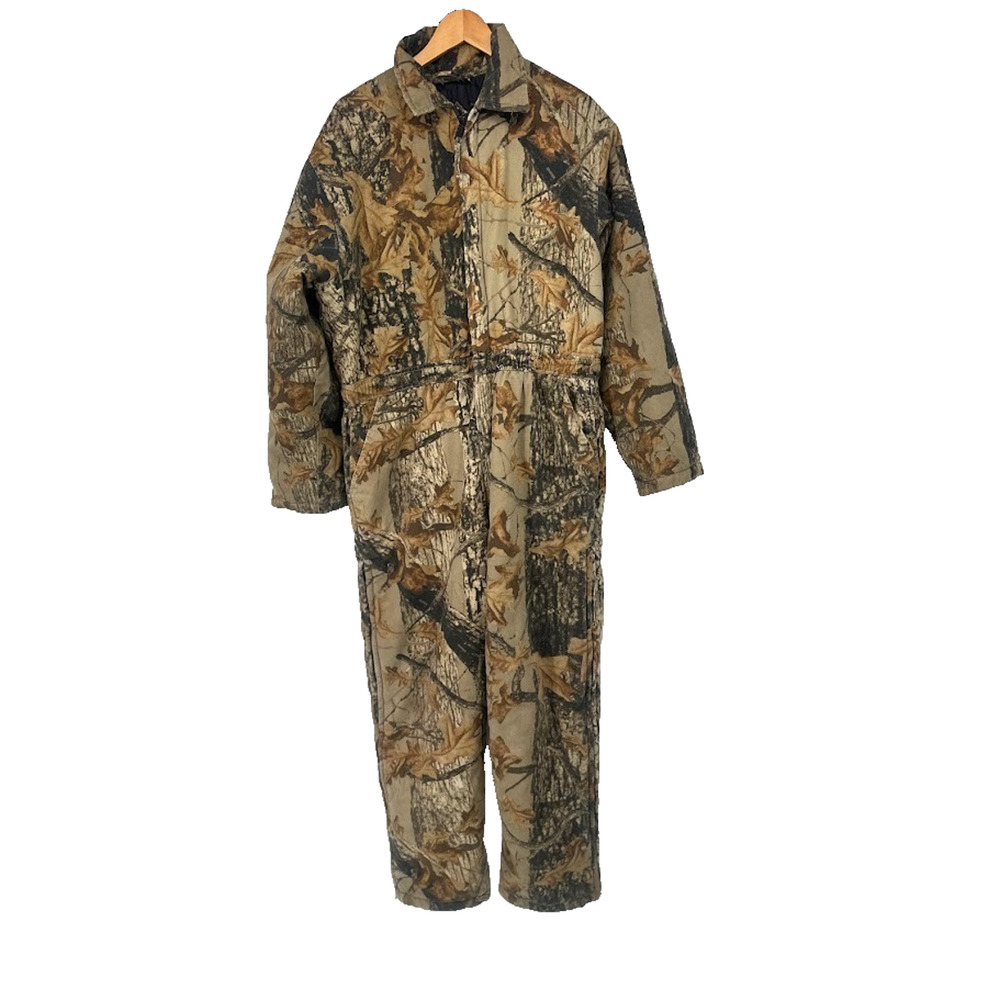 Northwest Territory Mens Size Large Sniper Camo Insulated Hunting Coveralls